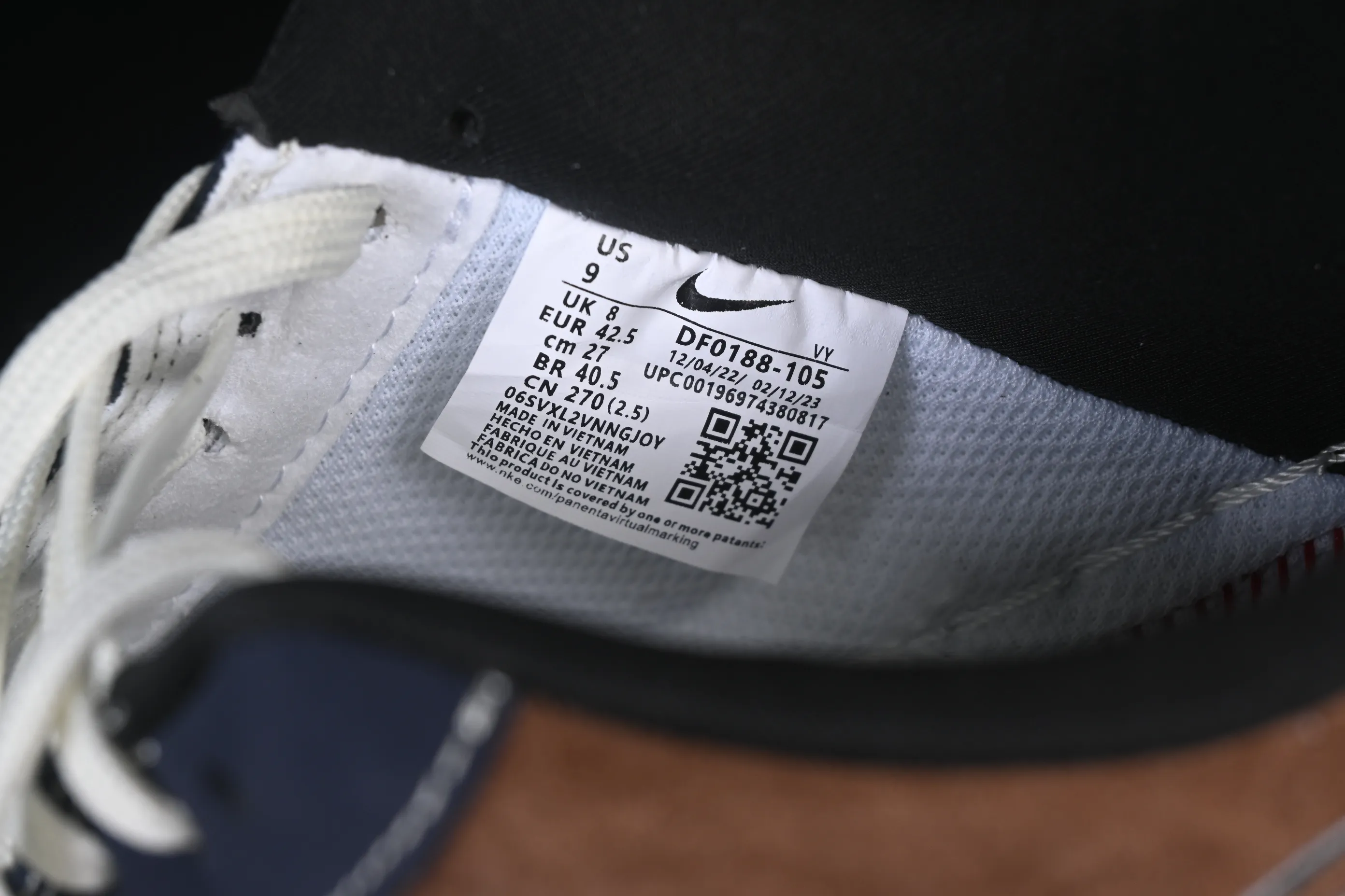 All categories Nk Air Force 1 Air Force series Nk Air Force 1 Low Air Force low-top Nike Air Force 1'07 Low Stussy co-branded blue brown pig leather Air Force 1 low-top casual sneakers DF0188-105